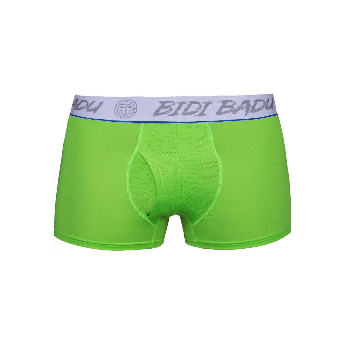 BIDI BADU Max Basic Boxer Short Herren - neongrün, weiß