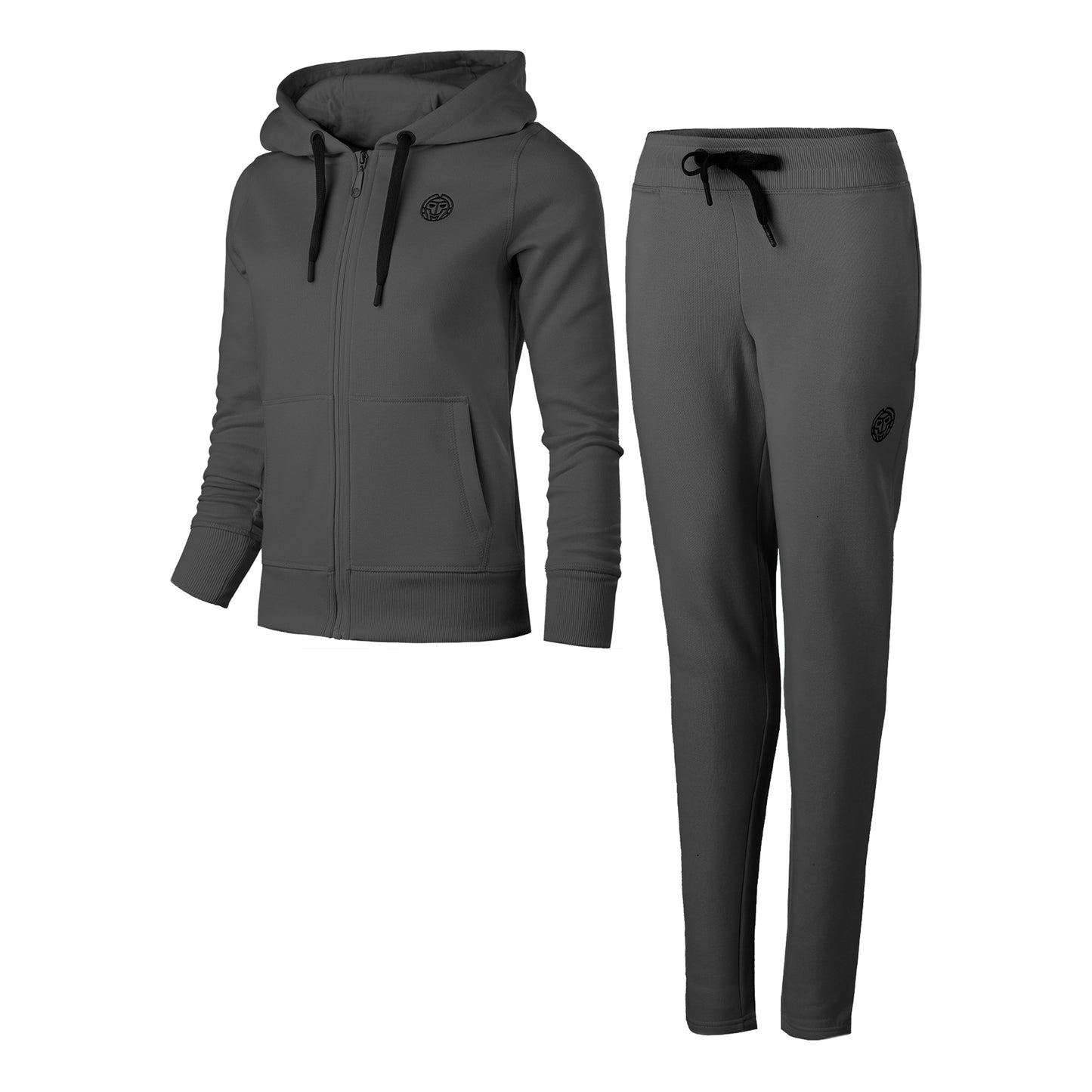BIDI BADU Dalila Basic Tracksuit Trainingsanzug Damen - dunkelgrau,