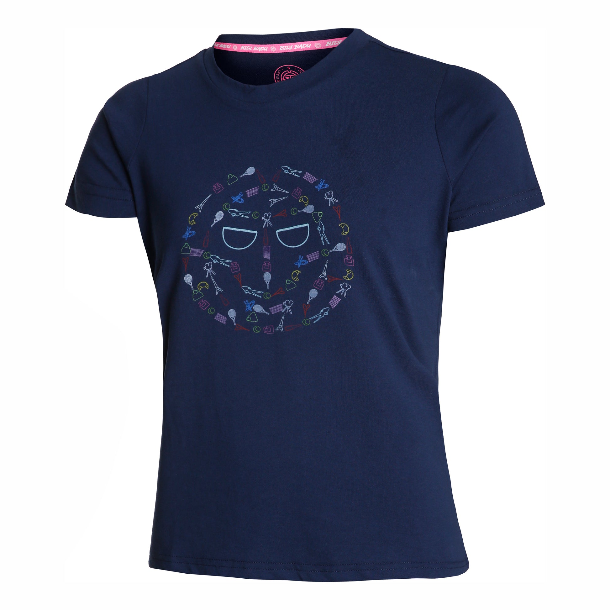 BIDI BADU Heshima Lifestyle Tee T-Shirt Damen - dunkelblau, mehrfarbig
