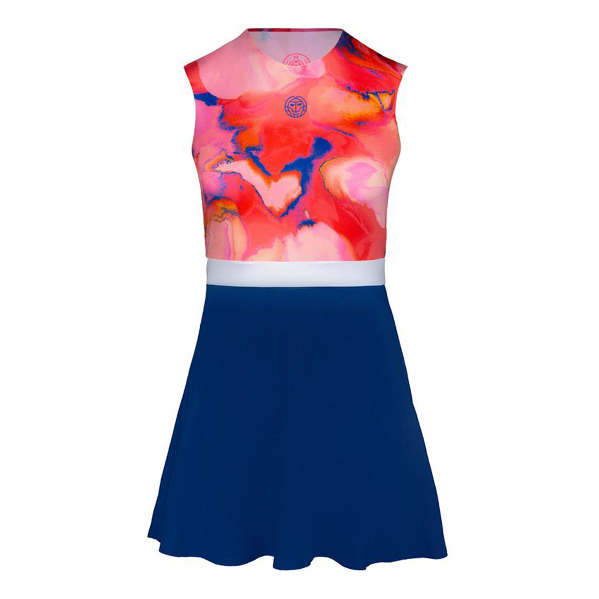 BIDI BADU Jala Tech 2in1 Kleid Damen - blau, mehrfarbig