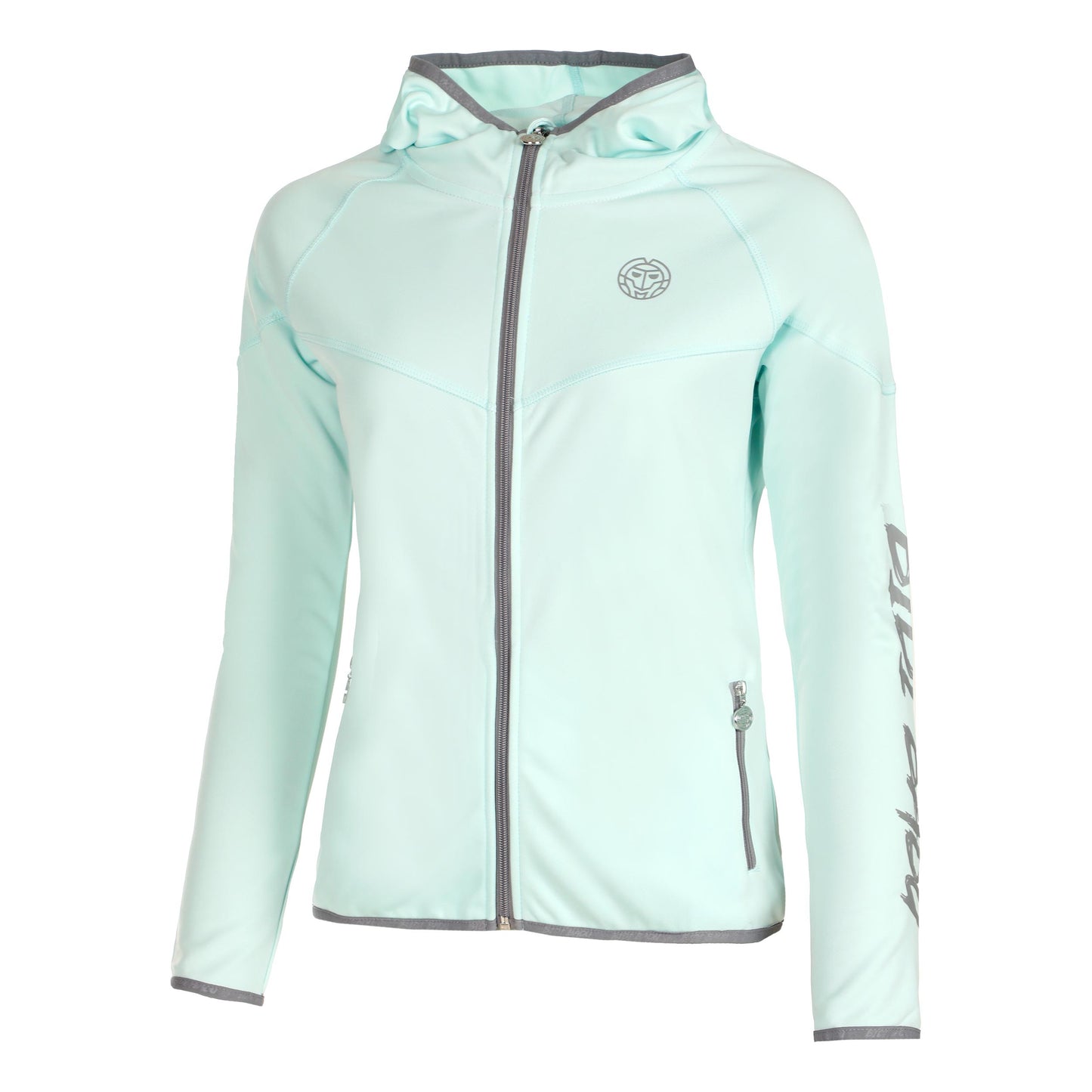 BIDI BADU Inga Tech Trainingsjacke Damen - mint, grau