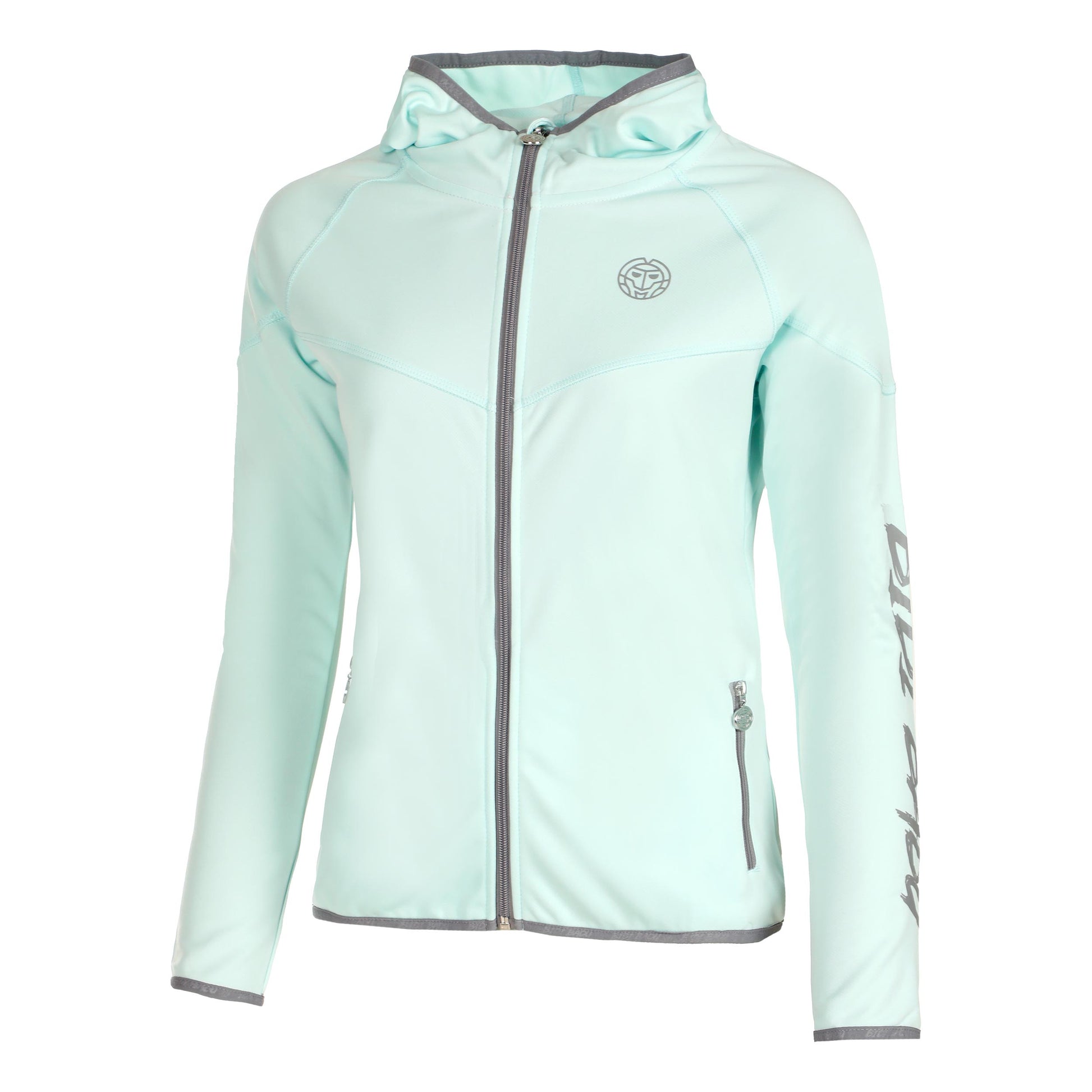 BIDI BADU Inga Tech Trainingsjacke Damen - mint, grau