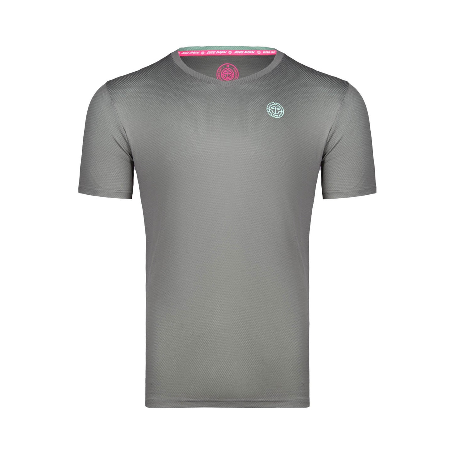 BIDI BADU Evin Tech Round T-Shirt Jungen - grau, mint