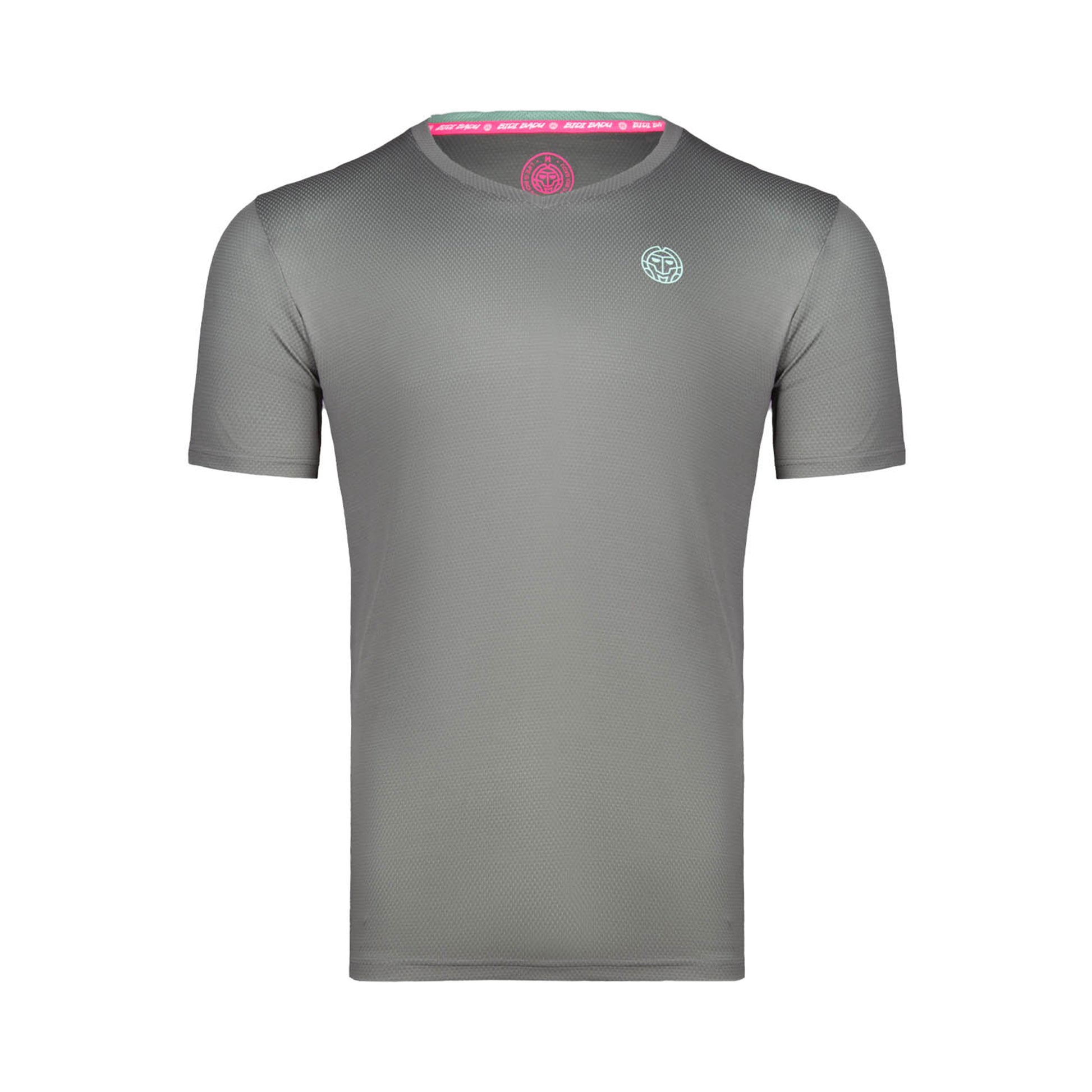 BIDI BADU Evin Tech Round T-Shirt Jungen - grau, mint
