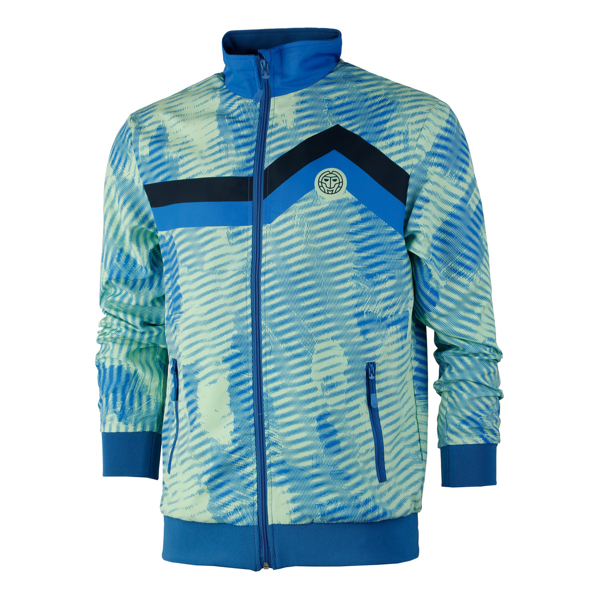 BIDI BADU Zulu Tech Trainingsjacke Herren - blau, hellgrün