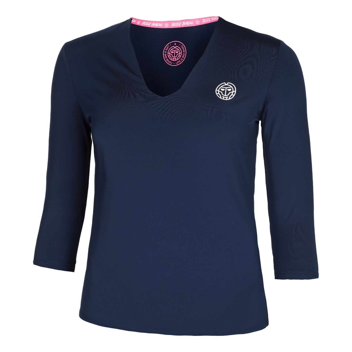 BIDI BADU Crew V-Neck Longsleeve Damen-Dunkelblau