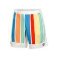 7in Shorts Herren - weiß, mehrfarbig