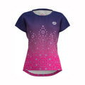 Grafic Illumination T-Shirt Mädchen - pink, dunkelblau