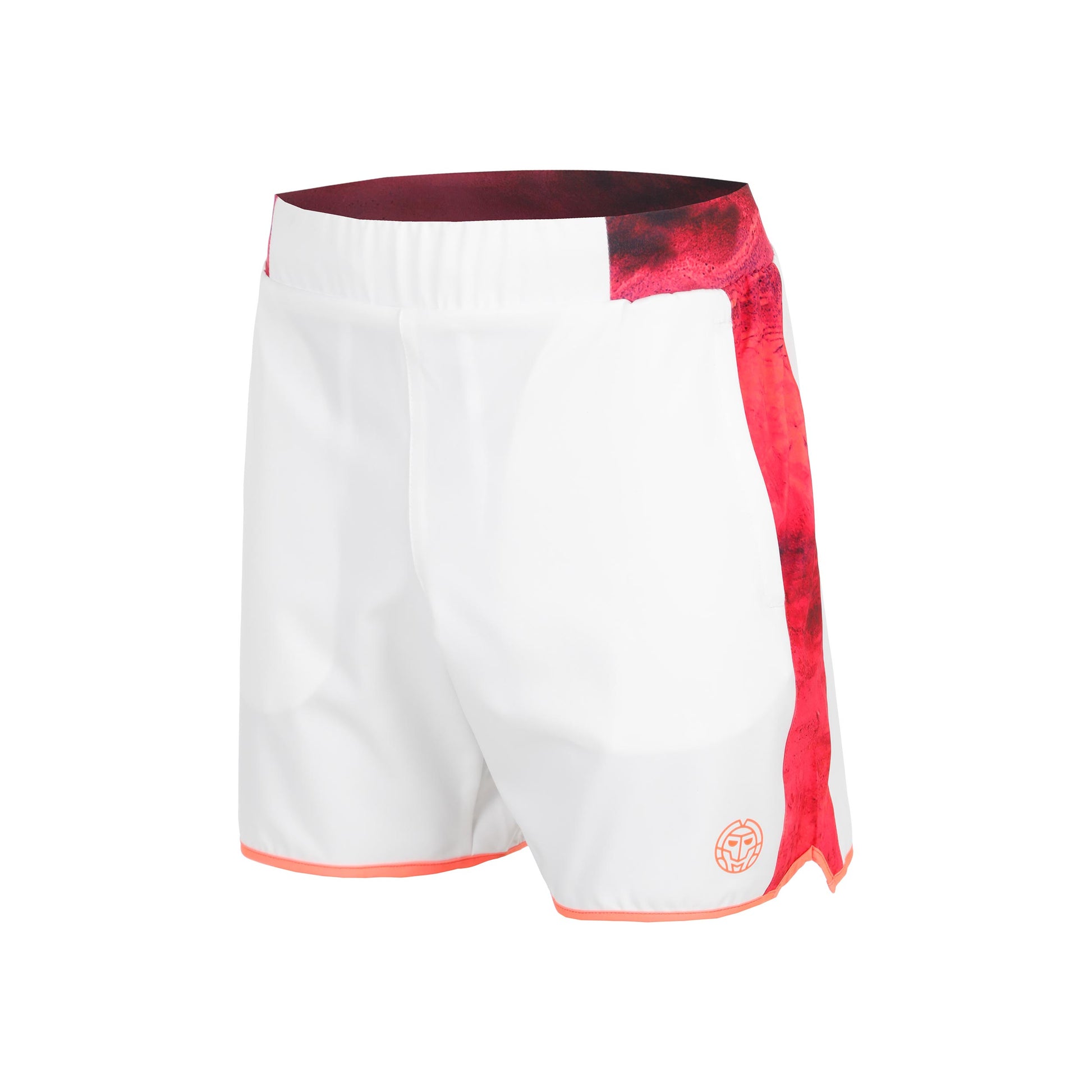 BIDI BADU Adnan 7in Tech Shorts Herren-Rot,Weiß