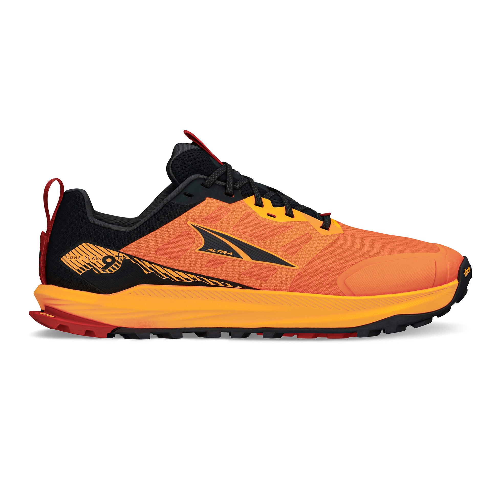 Altra Lone Peak 9+ Trailschuh Herren - orange, schwarz