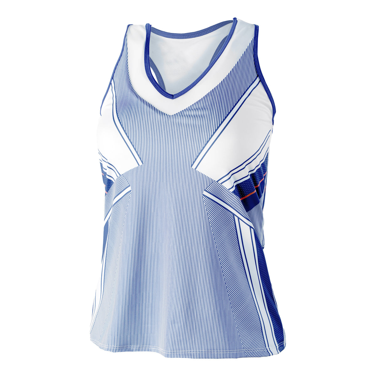 Lucky in Love with Bra Tank-Top Damen - blau, weiß