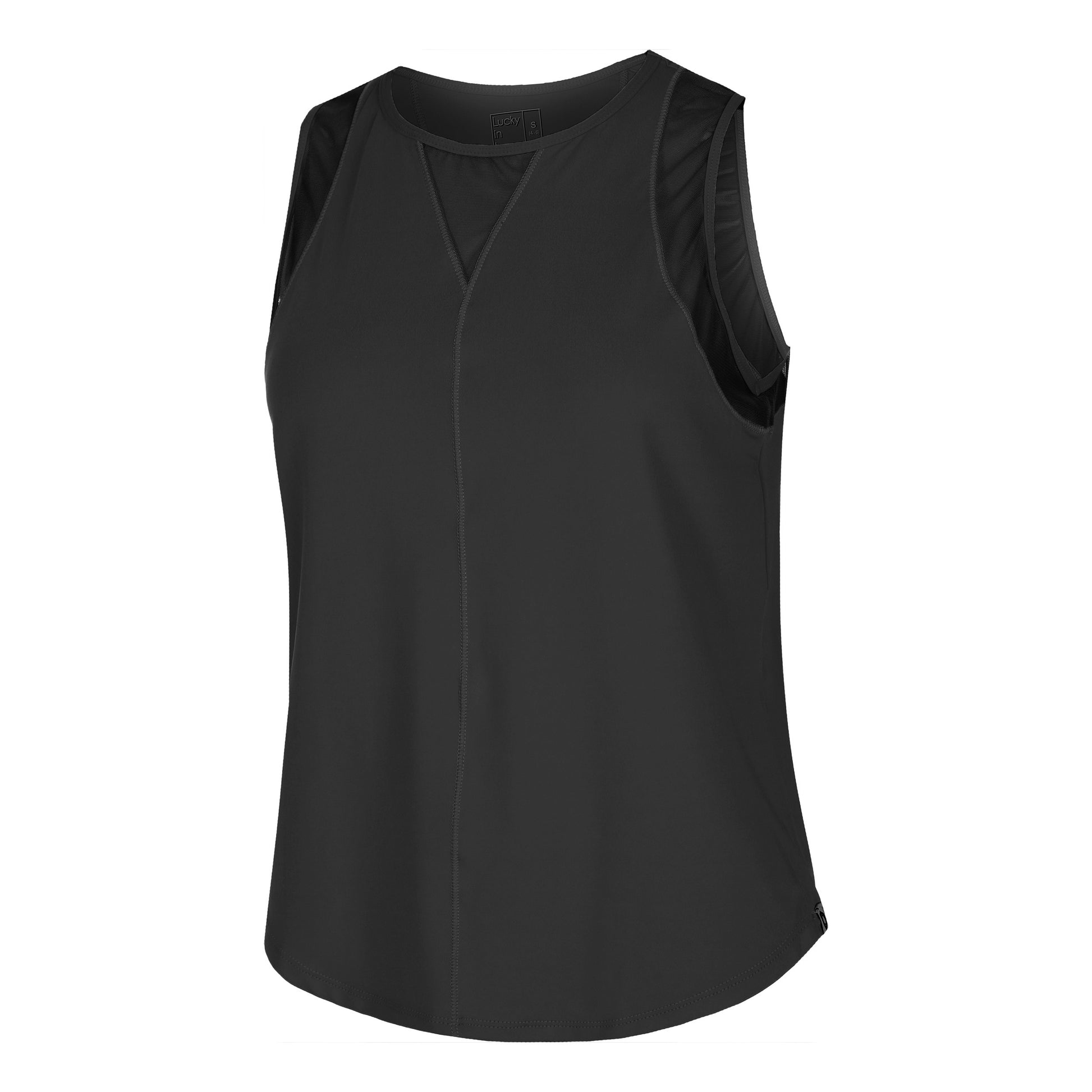 Lucky in Love Chill Out Tank-Top Damen - schwarz