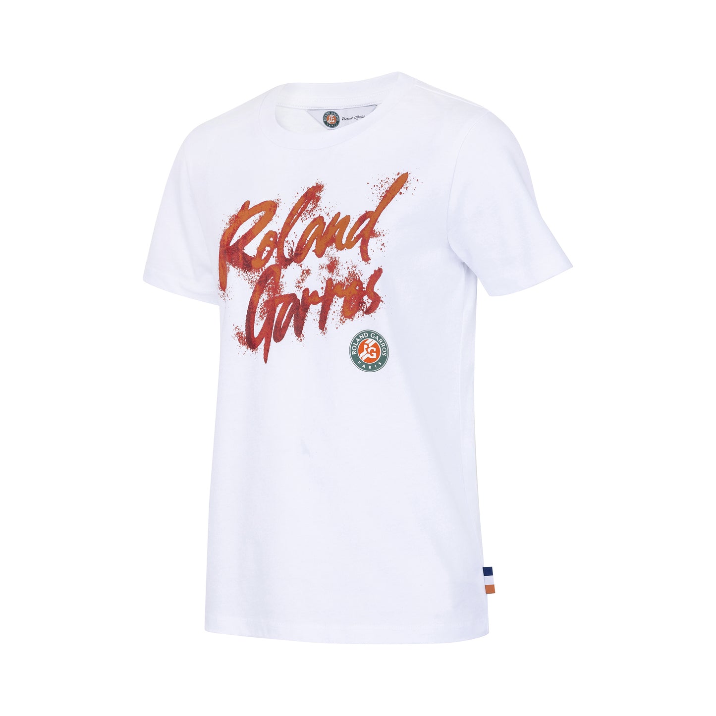 Roland Garros T-Shirt Kinder-Weiß