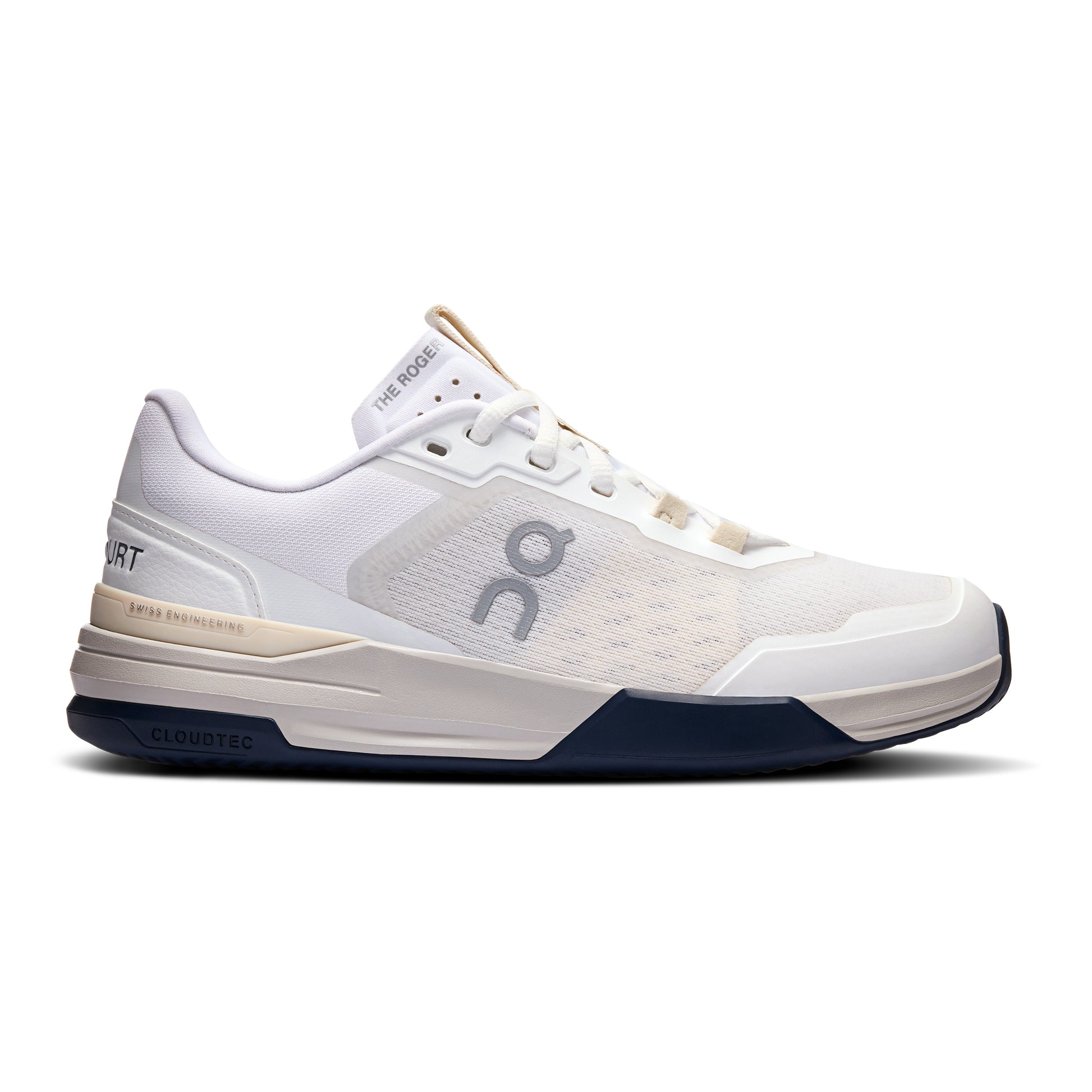 On The Roger Advantage Pro Sandplatzschuh Damen-Weiß,Creme
