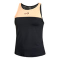 Lace Tank-Top Damen - schwarz, apricot