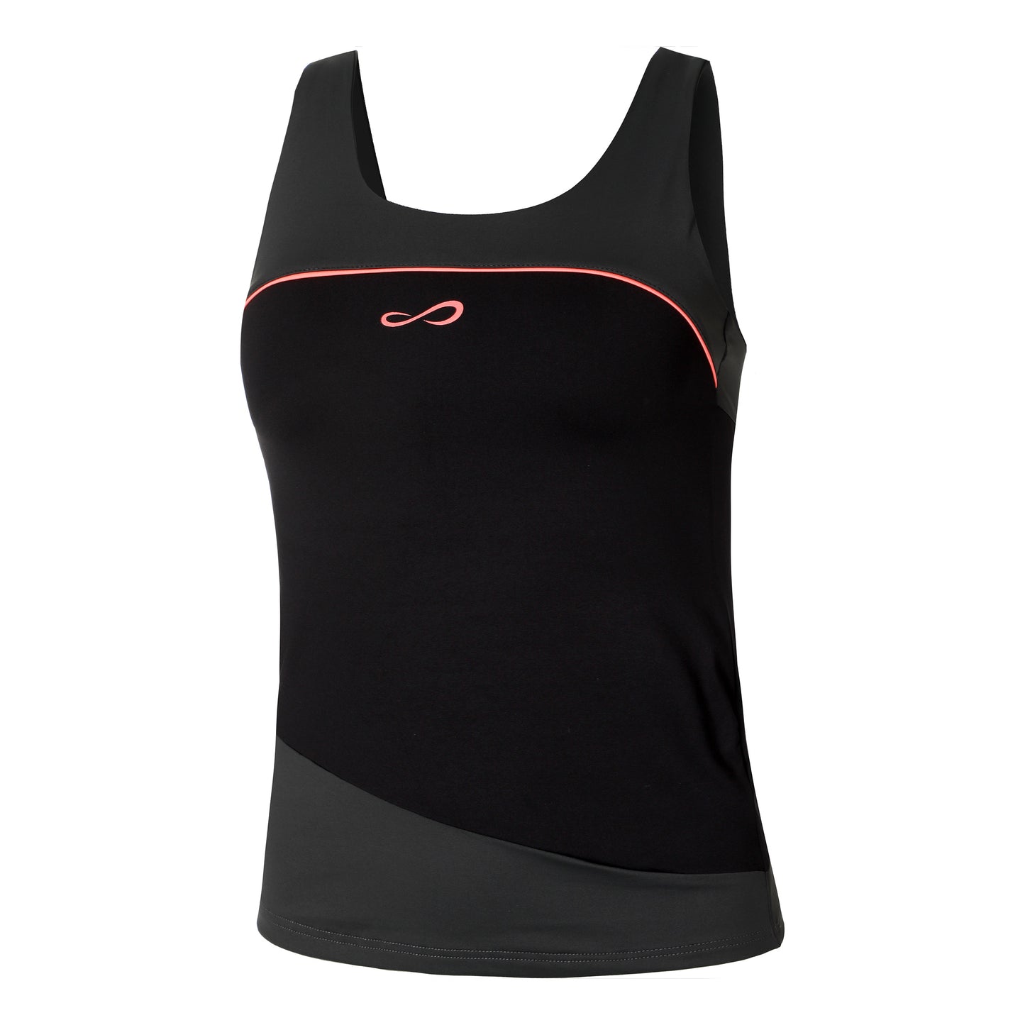 Endless Curve Tank-Top Damen-Dunkelgrau