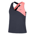 Bliss Tank-Top Damen - dunkelgrau, koralle