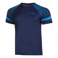 Feisty Geo T-Shirt Herren - blau,