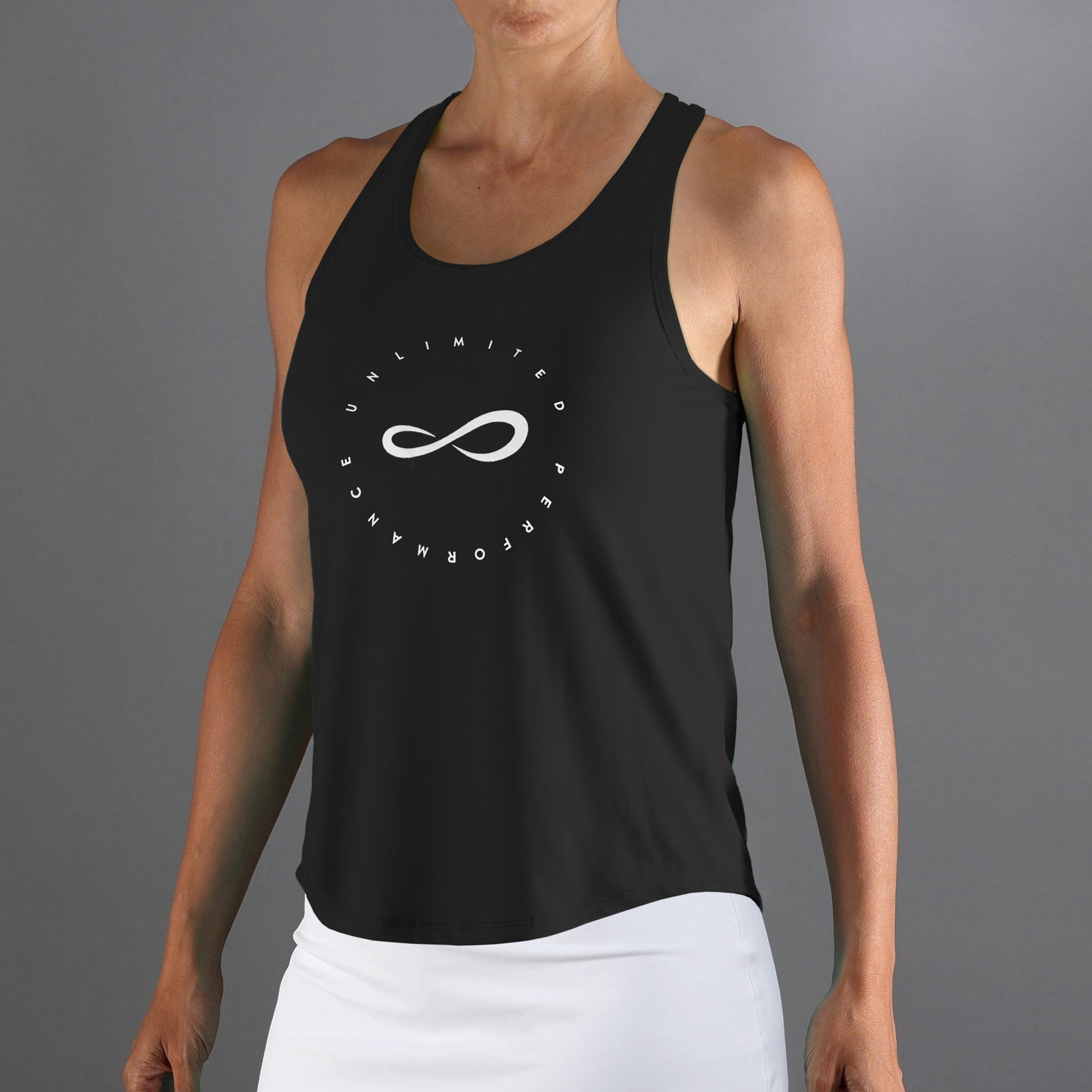 Endless Cercle Tank-Top Damen-Schwarz