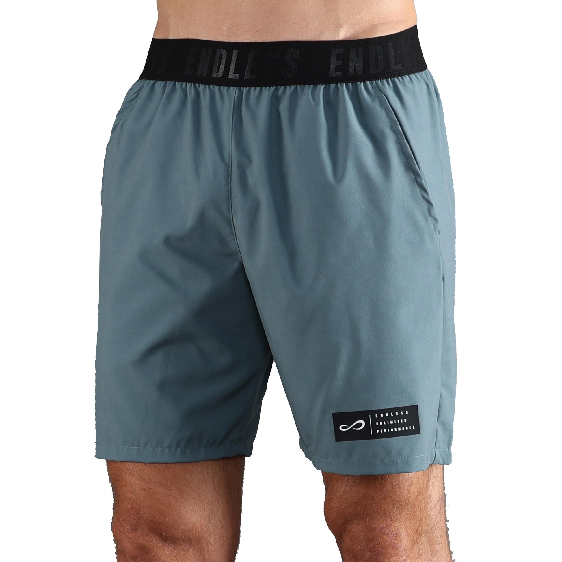 Endless Ace Iconic Shorts Herren-Grün,Schwarz