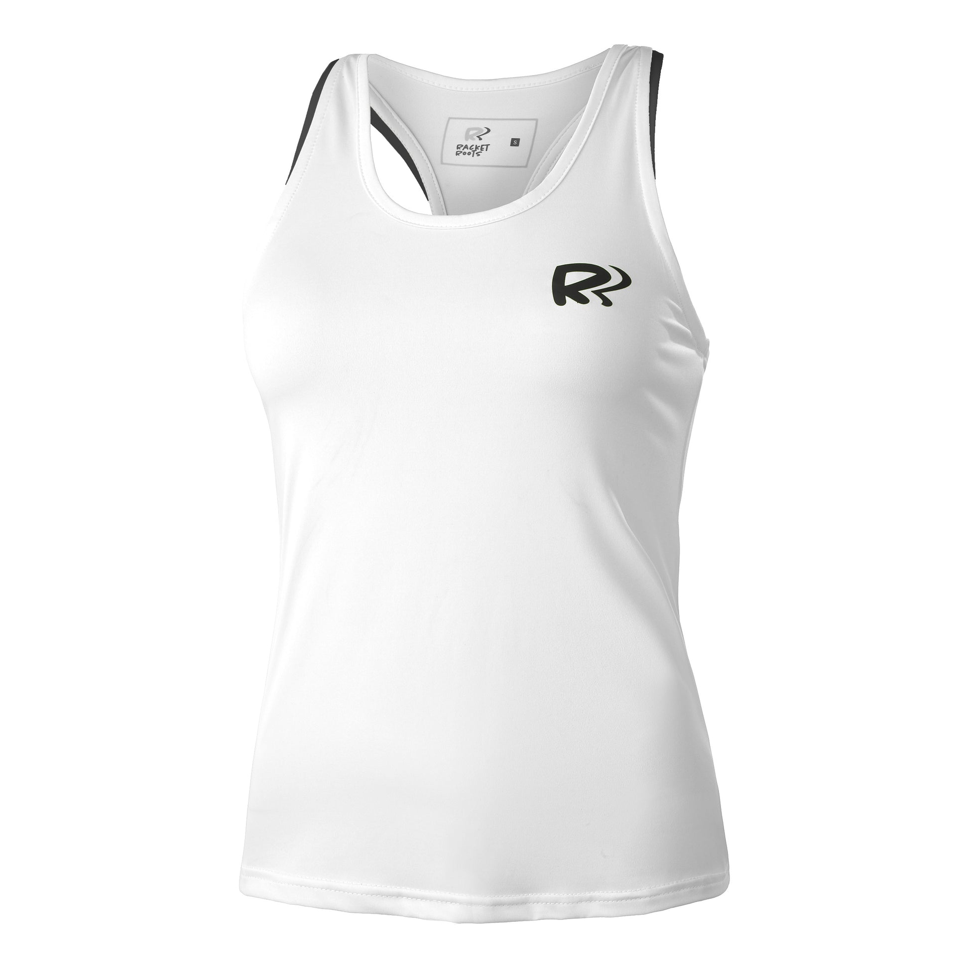 Racket Roots Teamline Tank-Top Damen-Weiß