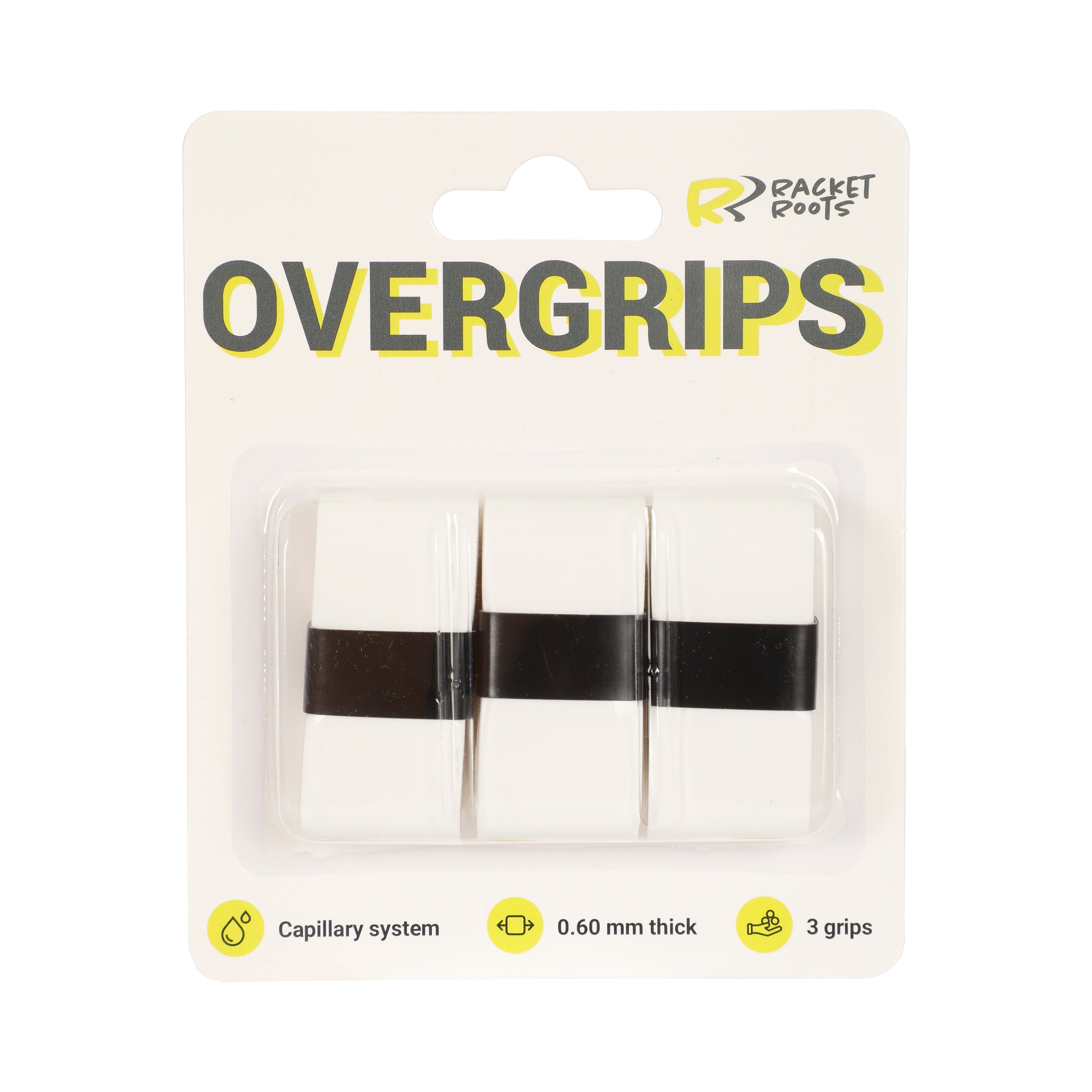 Racket Roots RR Grip 3er Pack-Weiß