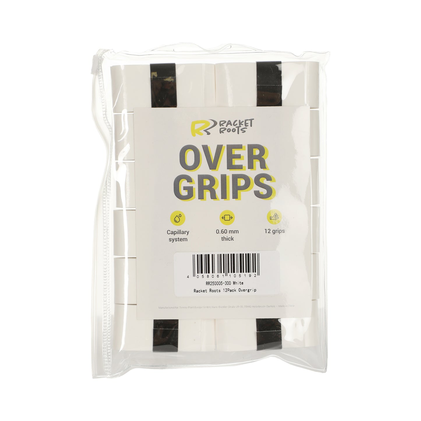 Racket Roots RR Grip 12er Pack - weiß