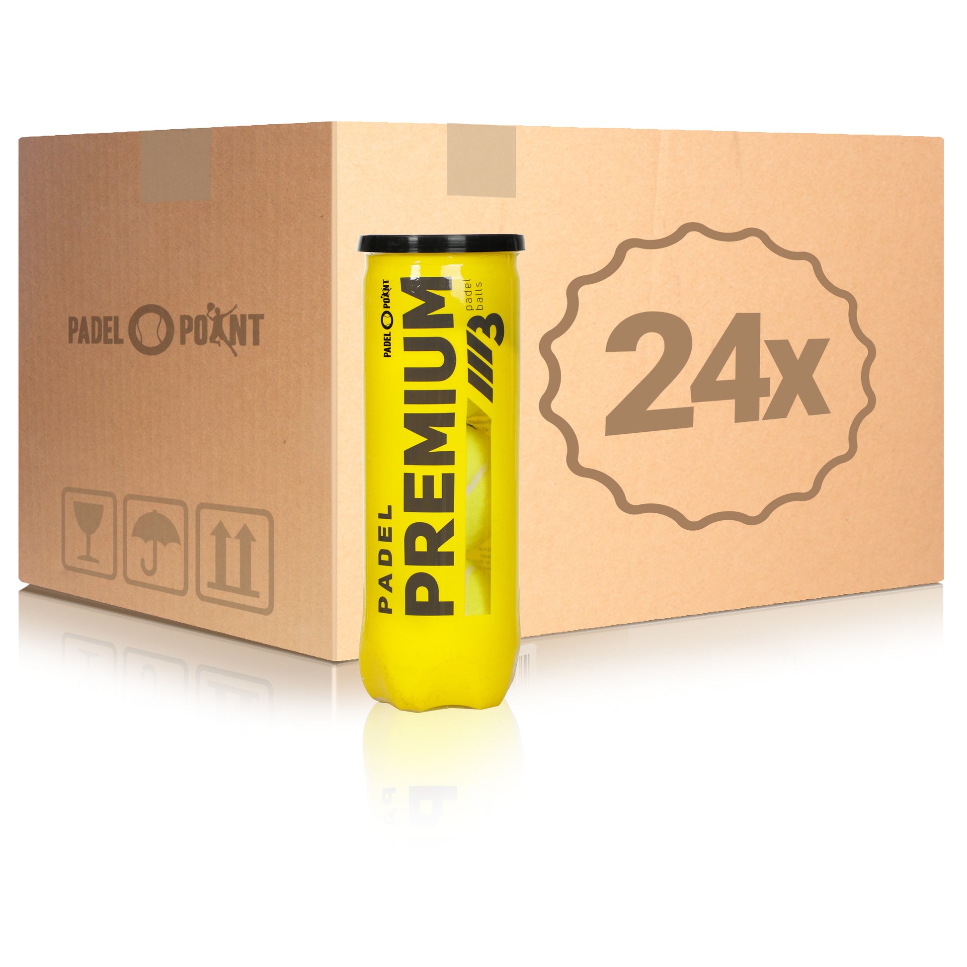 Padel-Point 24x 3er Dose Premium Ball im Karton