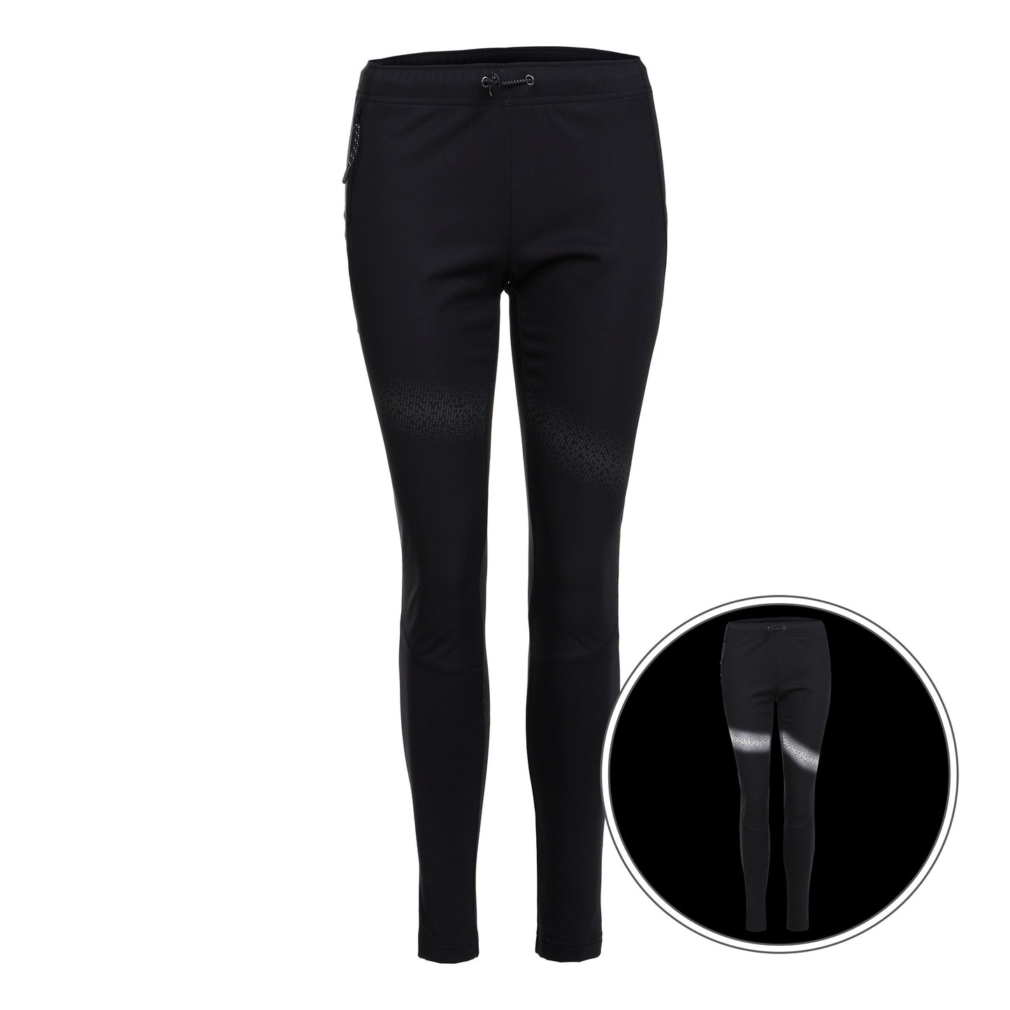 NEO Reflex-Tex Lauftight Damen-Schwarz