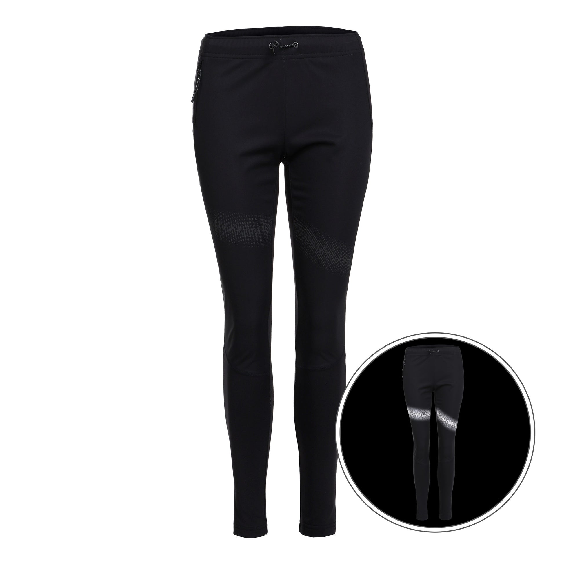 NEO Reflex-Tex Lauftight Damen-Schwarz