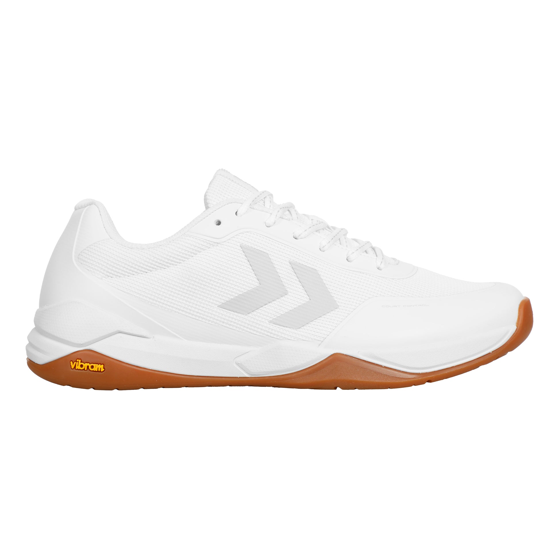 Hummel Court Control Padelschuh Herren - weiß, orange