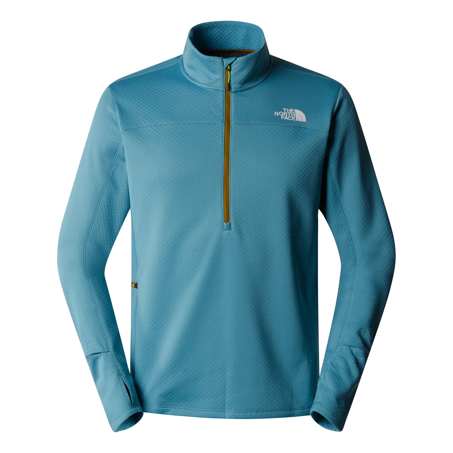 The North Face Winter Warm Pro 1/4 Zip Laufshirt Herren-Blaugrau
