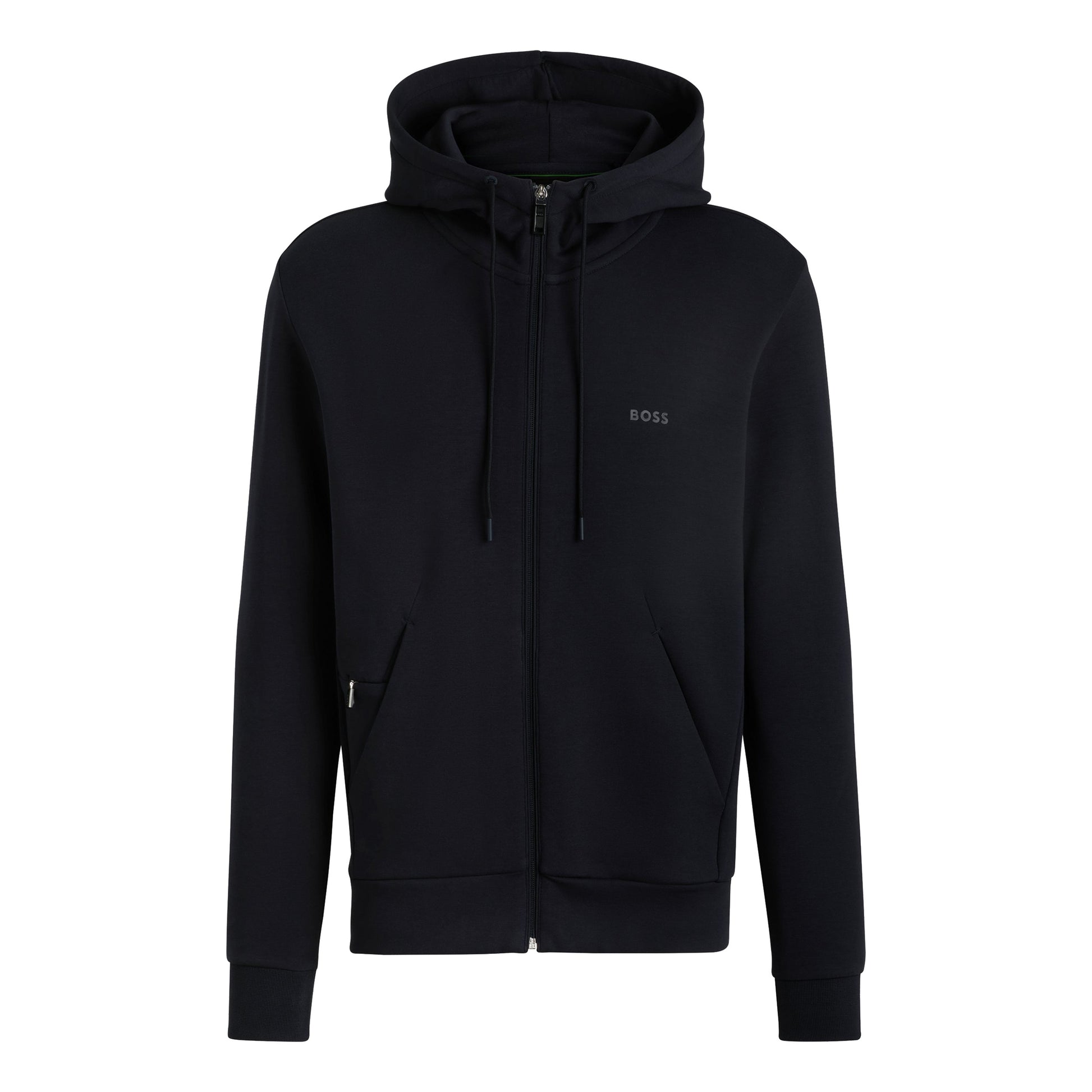 BOSS Shaggy Sweatjacke Herren-Dunkelblau