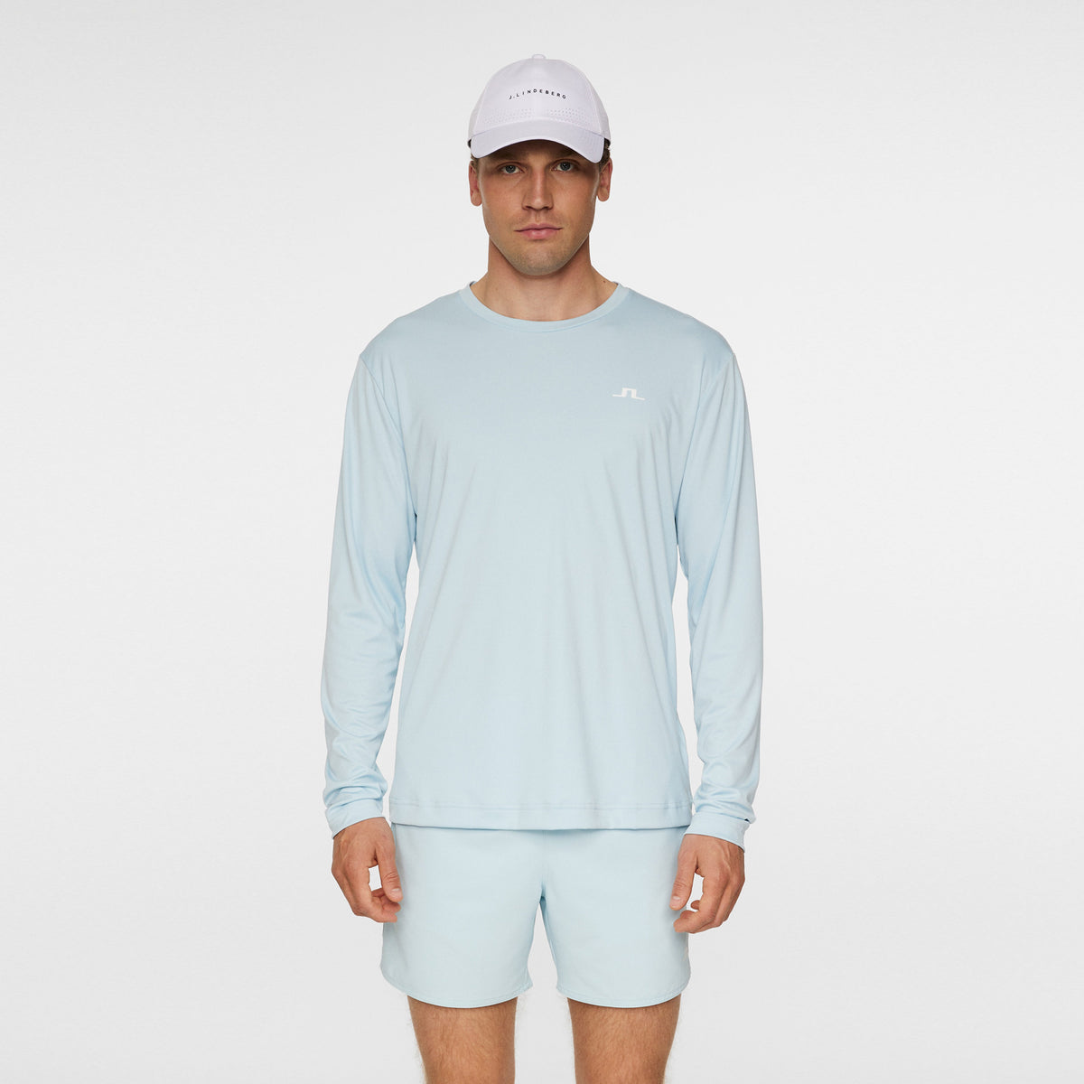 JLindeberg Ade Longsleeve Herren-Hellblau