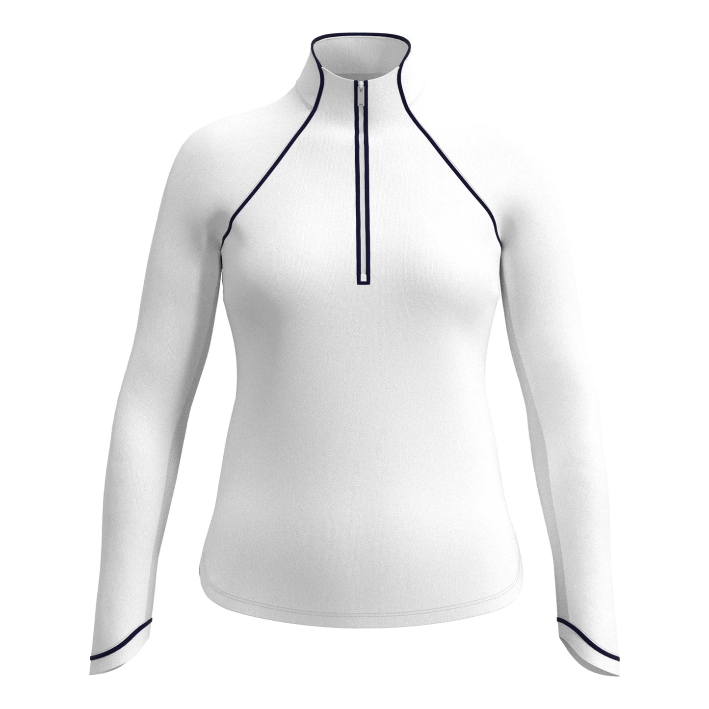 Original Penguin Solid Sun Protection Trainingsjacke Damen-Weiß