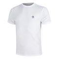 Solid T-Shirt Herren-Weiß