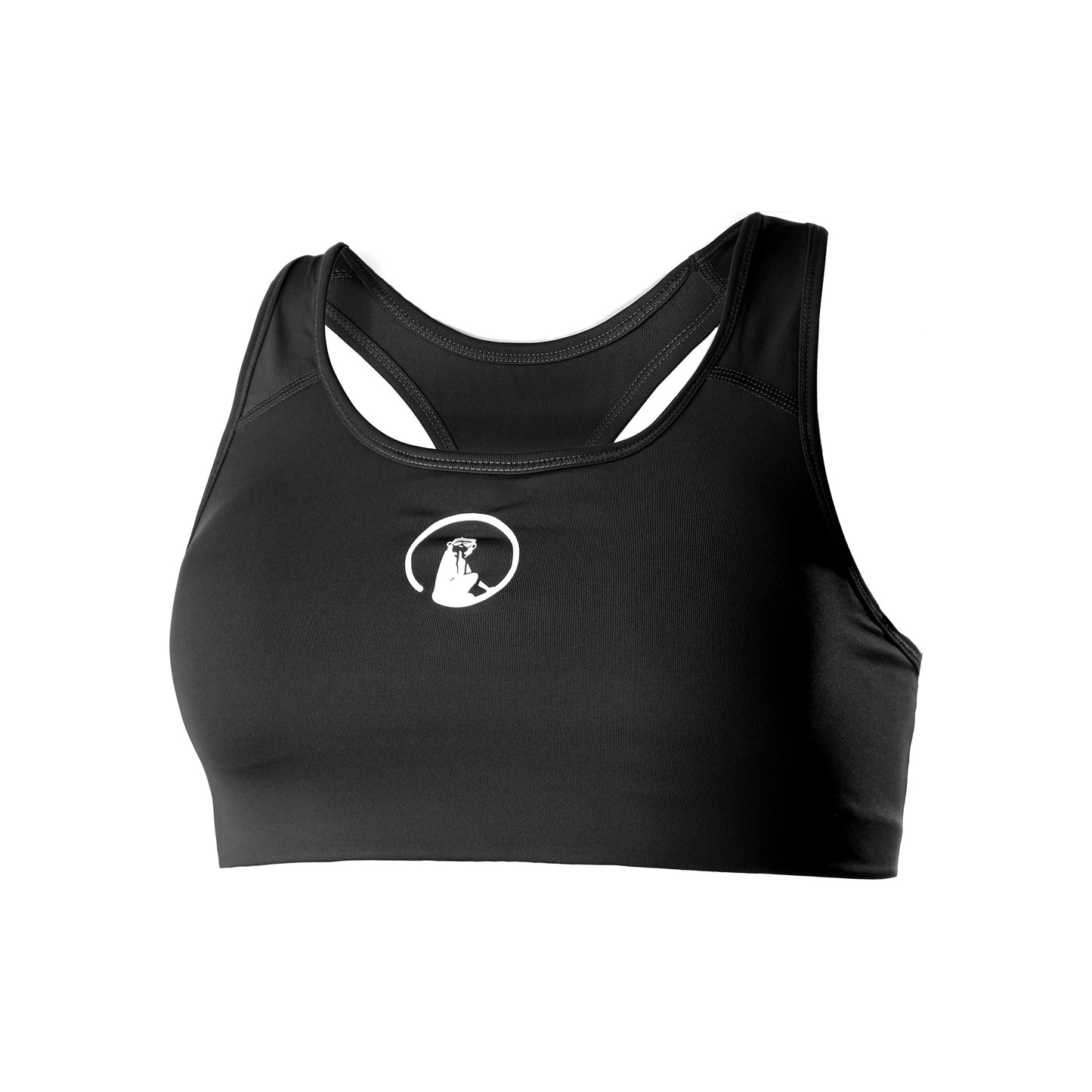 Quiet Please Love Padded Sport-BH Damen-Schwarz