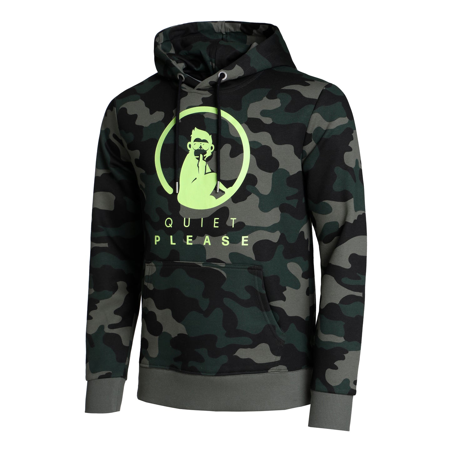 Quiet Please Advantage Logo Hoody Herren - khaki, oliv