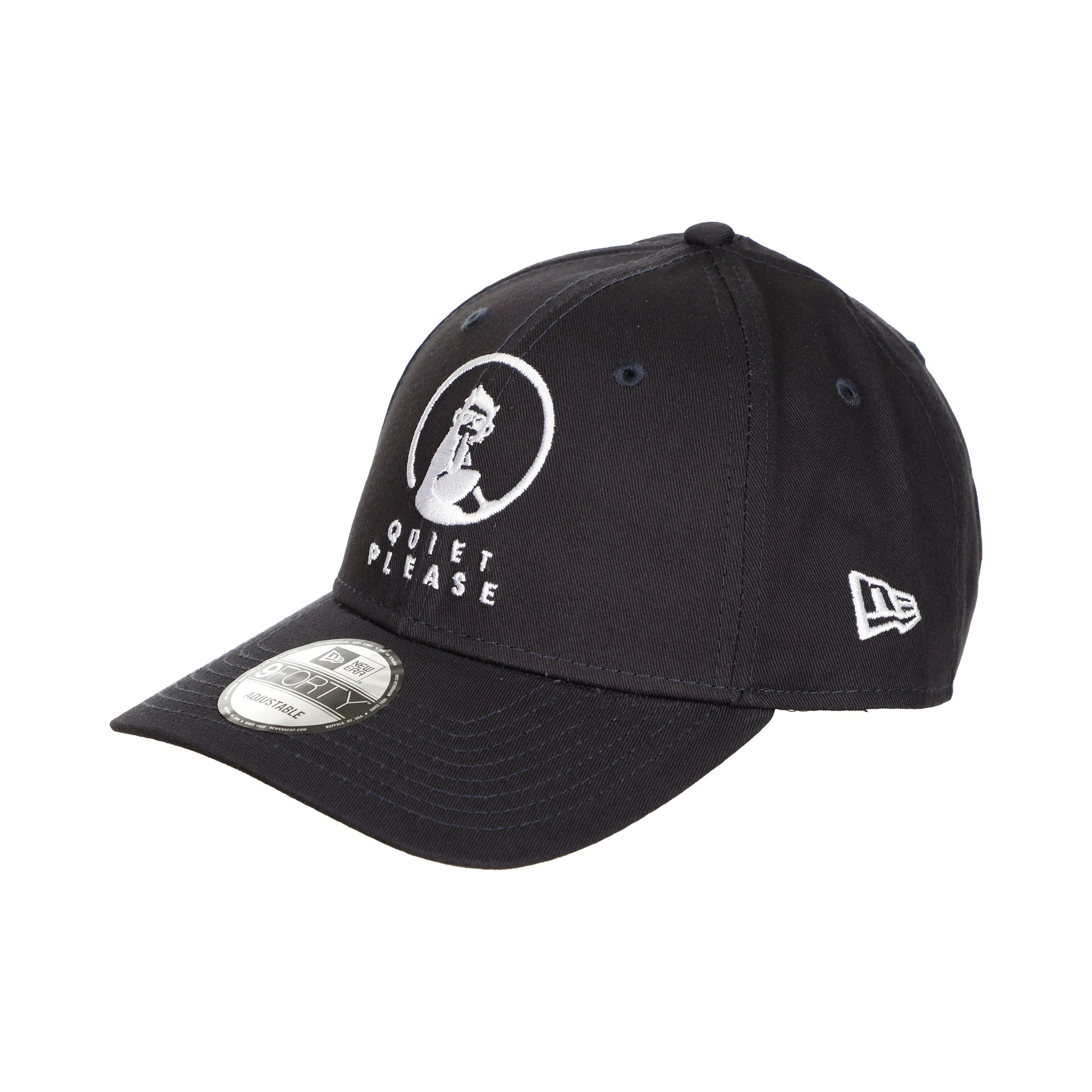 Quiet Please New Era Core 9 Forty Cap-Dunkelblau,Weiß