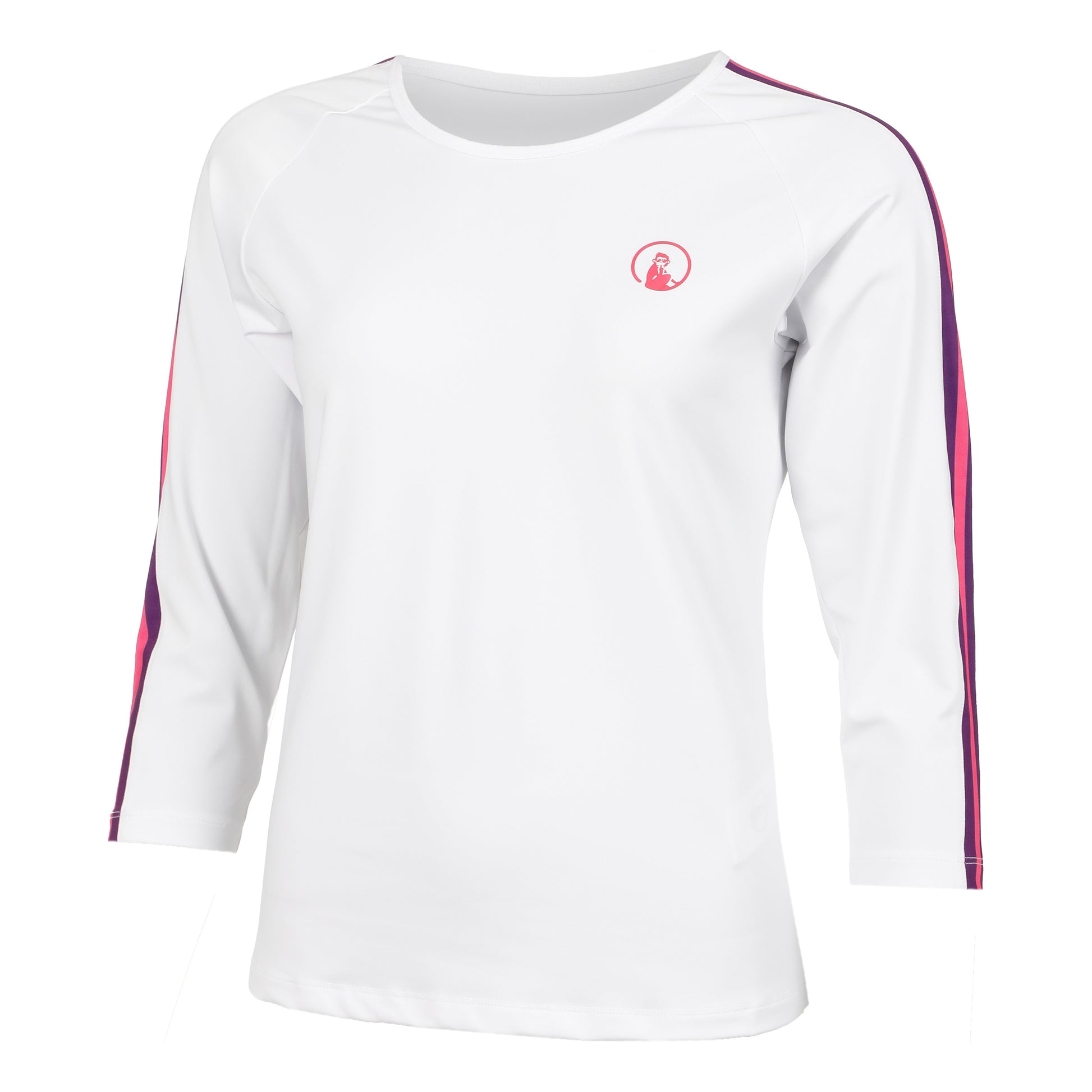 Quiet Please Mixed Longsleeve Damen - weiß, mehrfarbig
