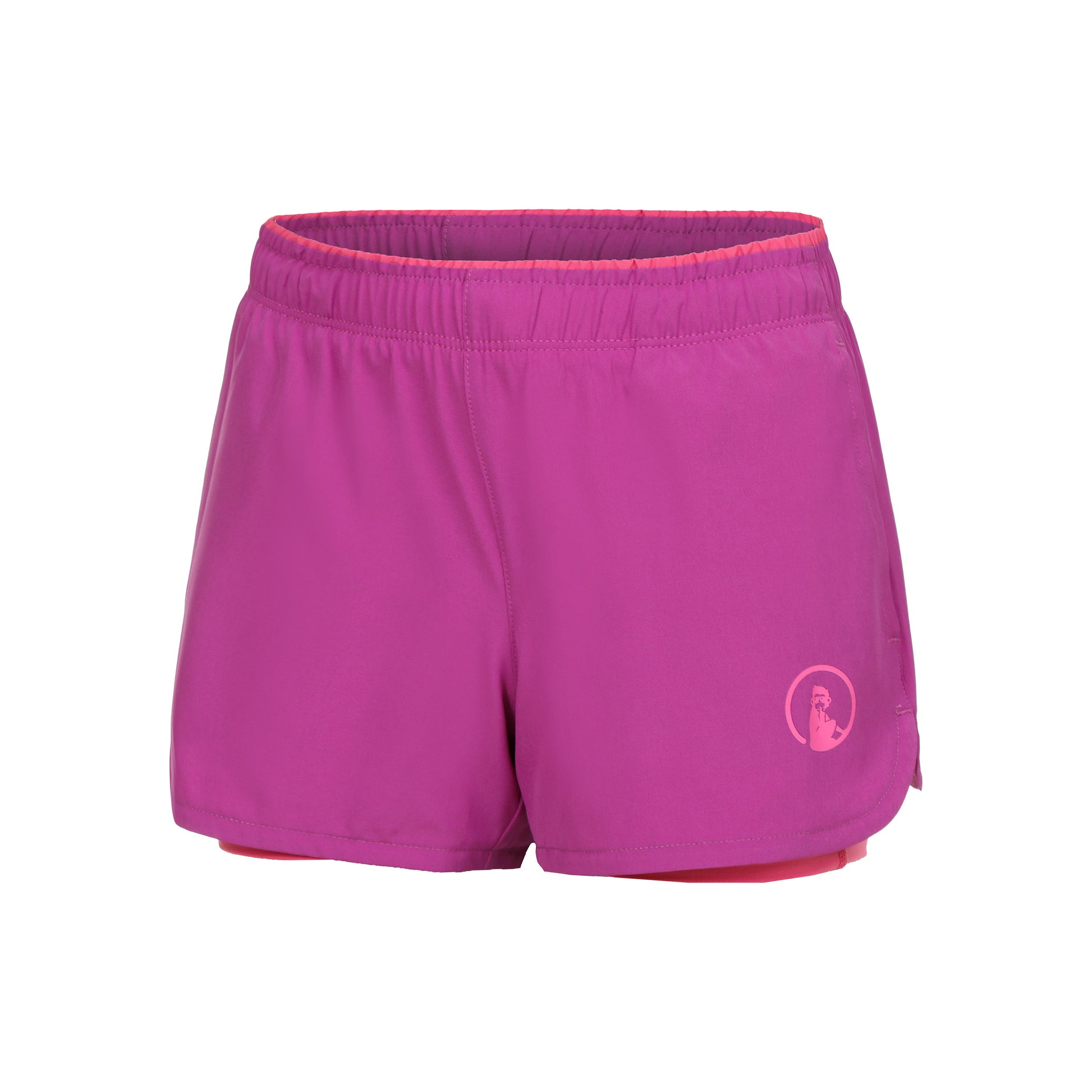 Quiet Please Point 2in1 Shorts Mädchen-Berry,Pink