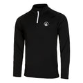 Big Serve 1/4 Zip Longsleeve Herren-Schwarz,Weiß