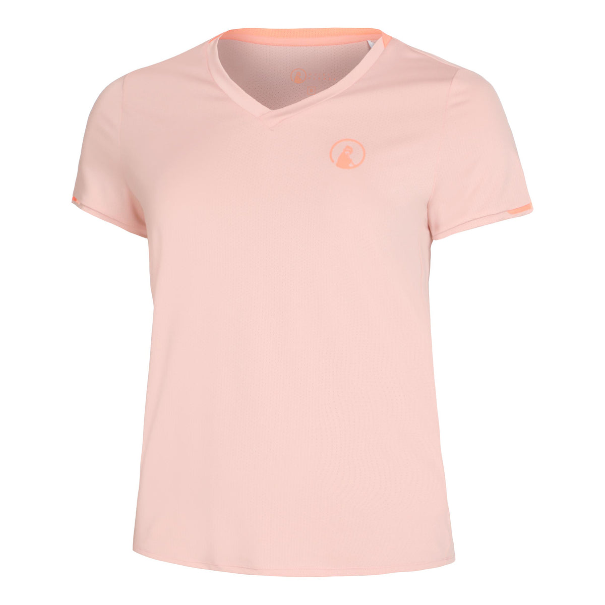 Quiet Please Retriever V-Neck T-Shirt Damen - altrosa,