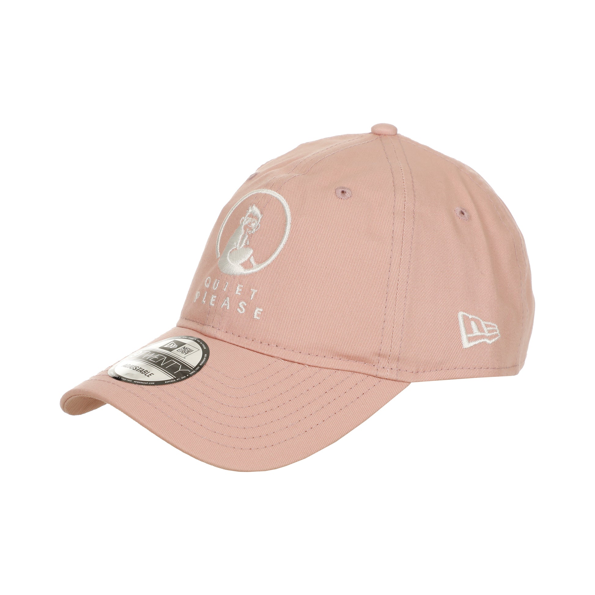 Quiet Please New Era Core 9Twenty Cap-Rosa
