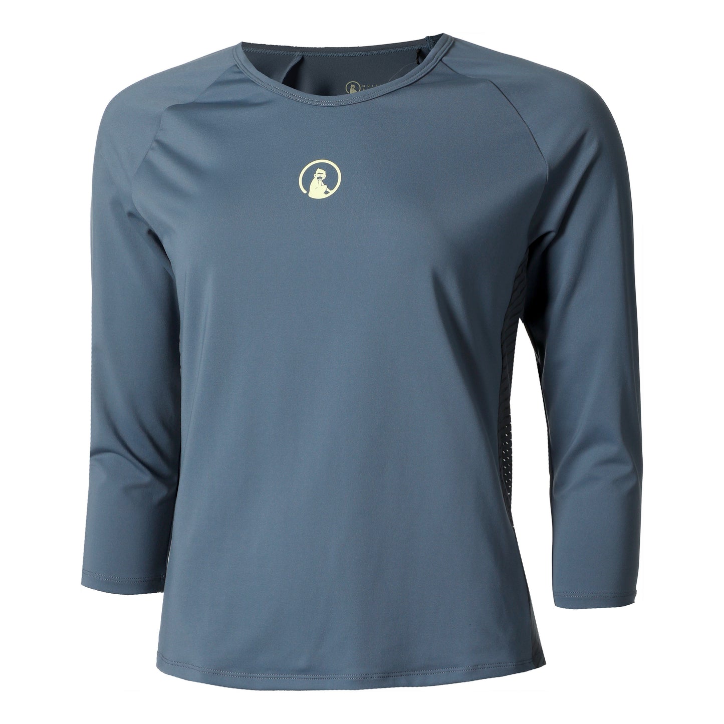 Quiet Please Stripes Longsleeve Damen - blau,