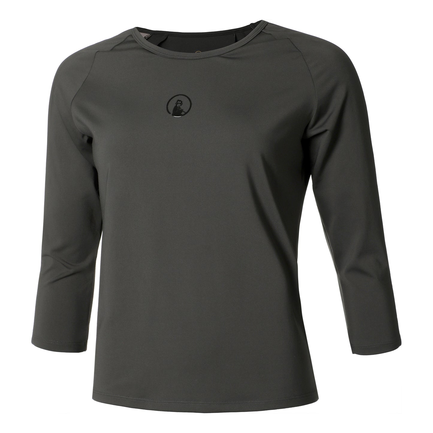 Quiet Please Sparkle Stripe Longsleeve Damen-Anthrazit