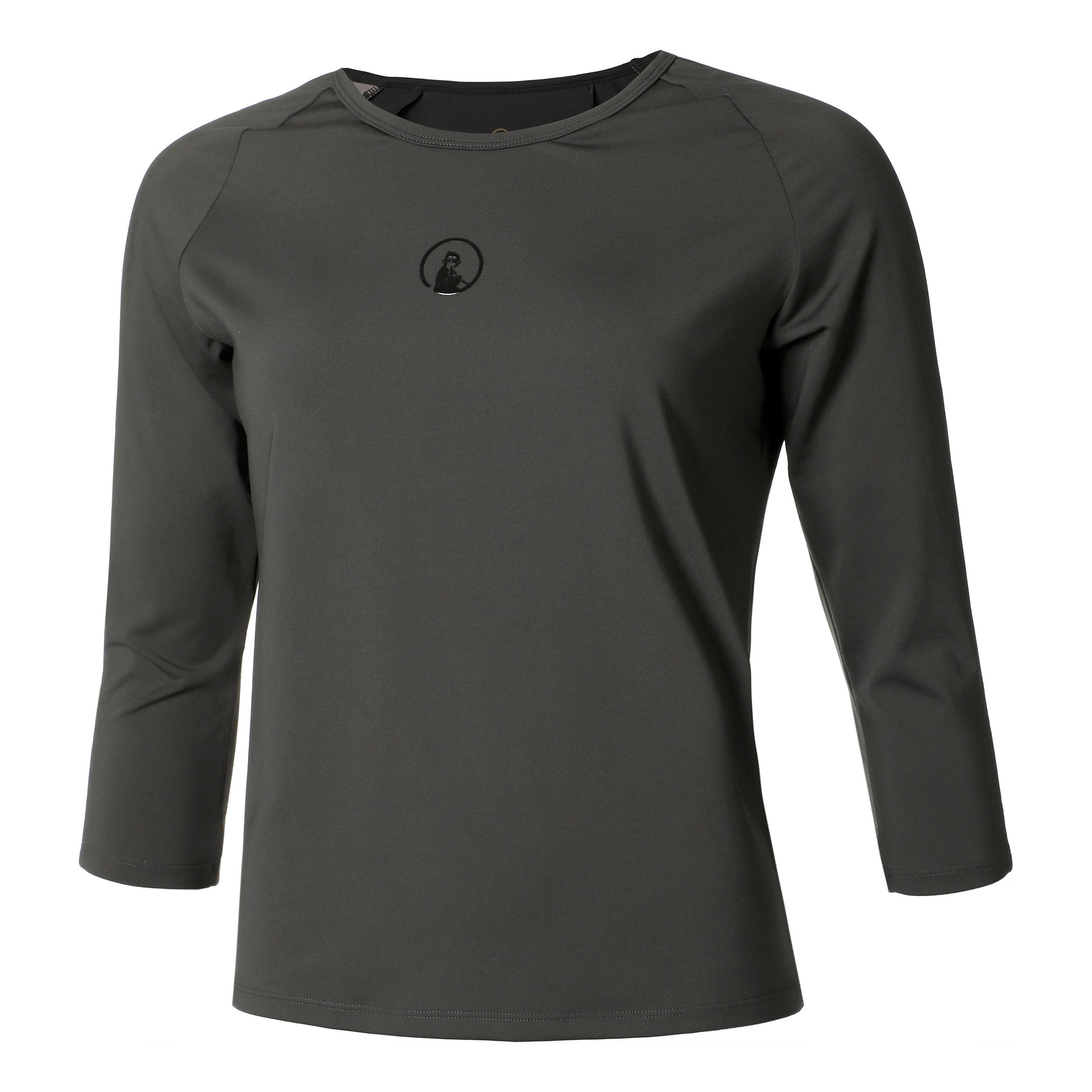 Quiet Please Sparkle Stripe Longsleeve Damen-Anthrazit