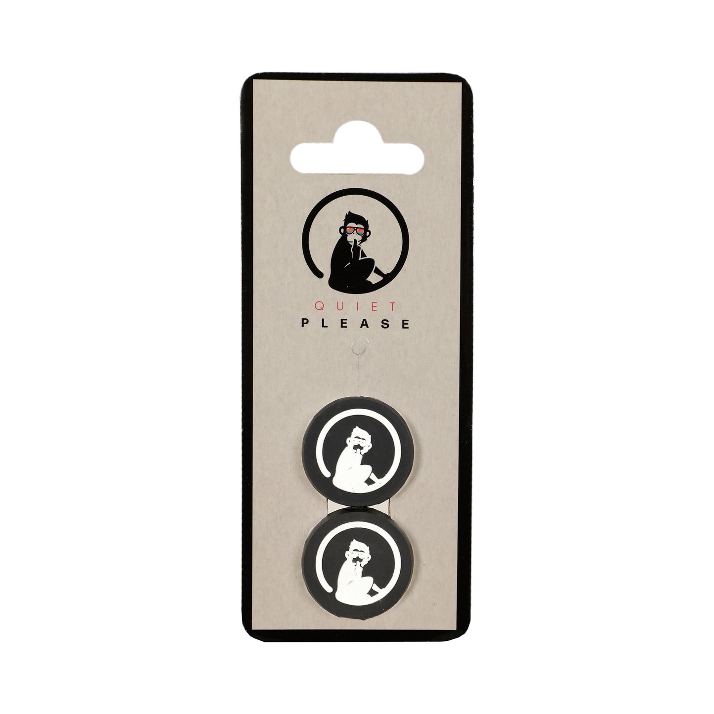 Quiet Please Dämpfer 2er Pack-Schwarz