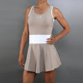Orbit Kleid Damen-beige, weiß