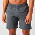 Ace Sports 8 Inch Shorts Herren-dunkelgrau, weiß